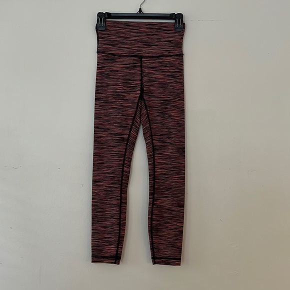 lWunder Under Hi-Rise 7/8 Tight *Luxtreme 25" l Filtered Orange Electric Coral - Picture 3 of 4